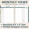 bloom daily planners 2026-2027 Academic Planner, 13 Month Soft Cover Monthly & Weekly, 8.5" x 11", Stickers Included, Garden Party
